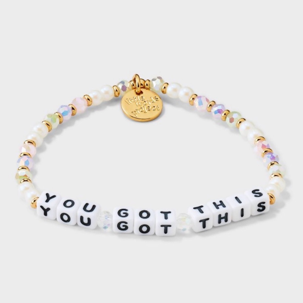 Little Words Project “You Got This” Inspirational Bracelet Sz Small Medium NWT - Picture 4 of 7